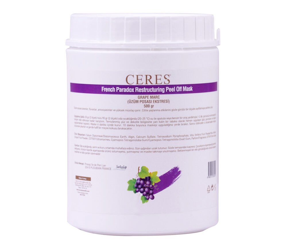 FRENCH PARADOX RESTRUCTURING PEEL OFF MASK GRAPE MARC “KIRIŞIKLIK GİDERİCİ ETKİ”