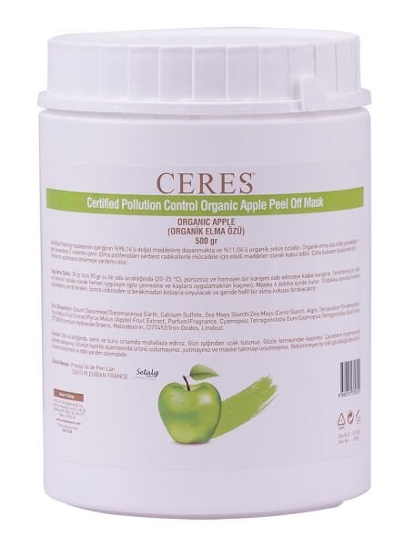 CERTIFIED POLLUTION CONTROL PEEL OFF MASK ORGANIC APPLE “GENÇLEŞTİRİCİ ETKİ”