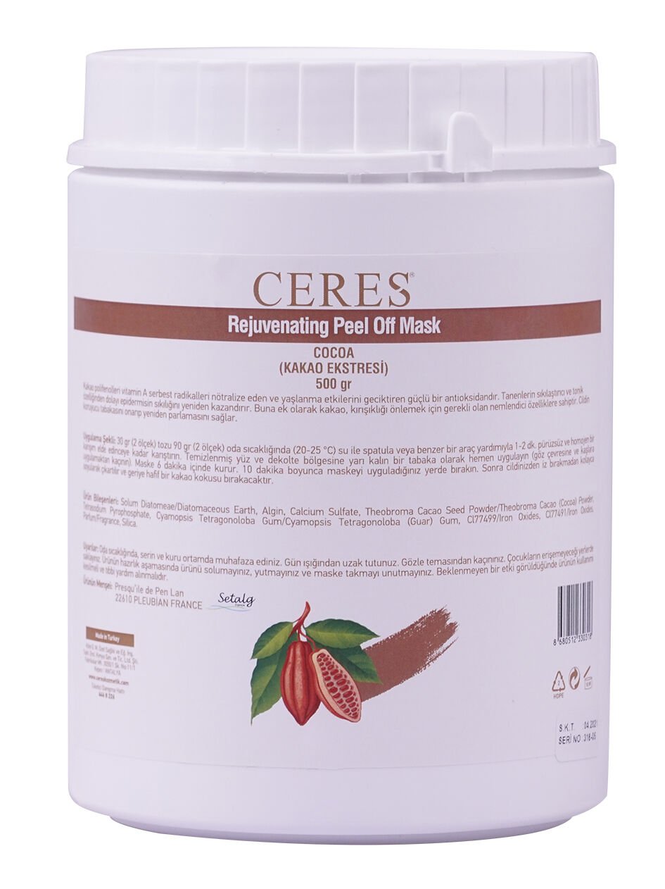 REJUVENATING PEEL OFF MASK COCOA (CLASSIC DELICIOUS) “SIKILAŞTIRICI ETKİ”