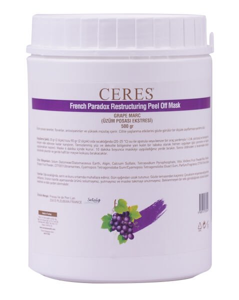 FRENCH PARADOX RESTRUCTURING PEEL OFF MASK GRAPE MARC “KIRIŞIKLIK GİDERİCİ ETKİ”