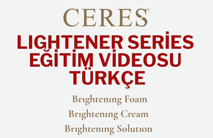 LİGHTENER SERİES- Lekeli ve lekeye meyilli cilt tipleri - Eğitim videosu