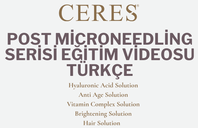 Post Microneedling Serisi - Serumlar Eğitim Videosu
