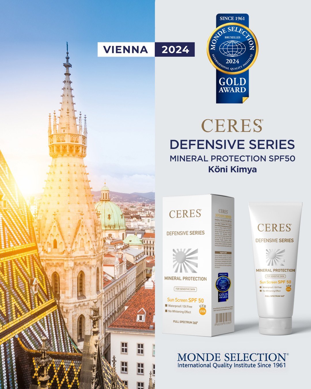 Ceres’e Monde Selection’dan Altın Ödül ve Jüri Özel Ödülü!